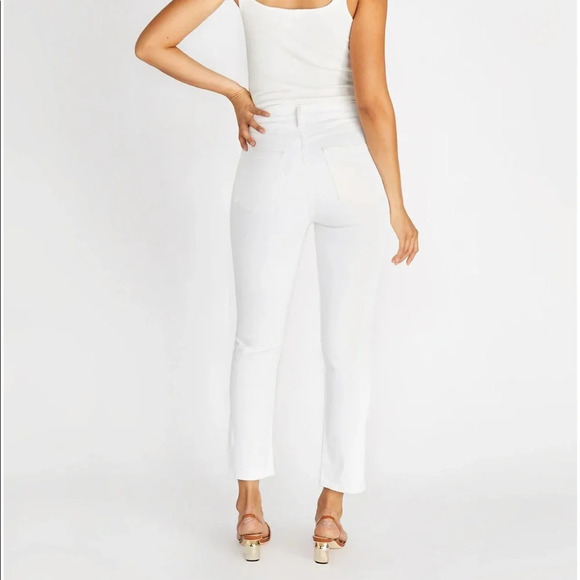 Etica Finn Slim Straight Ankle Vintage White Jeans Size 26 - Picture 2 of 10